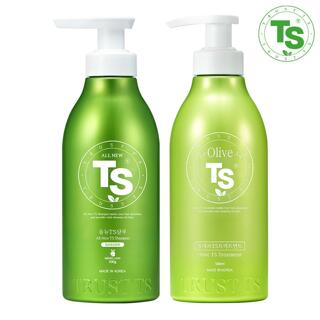 올뉴 TS 샴푸 500g + 올리브 TS 트리트먼트 500ml
