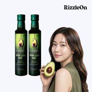 G[리즐온] 엑스트라버진 딥그린 아보카도오일 250ml x 2병.