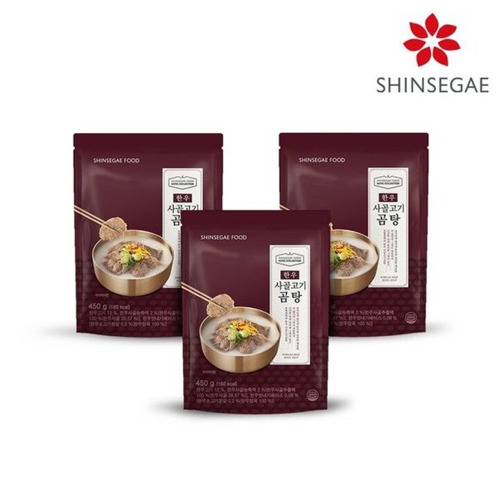 [신세계푸드] 호텔컬렉션 한우 사골고기곰탕 450g x 3팩[33750294]