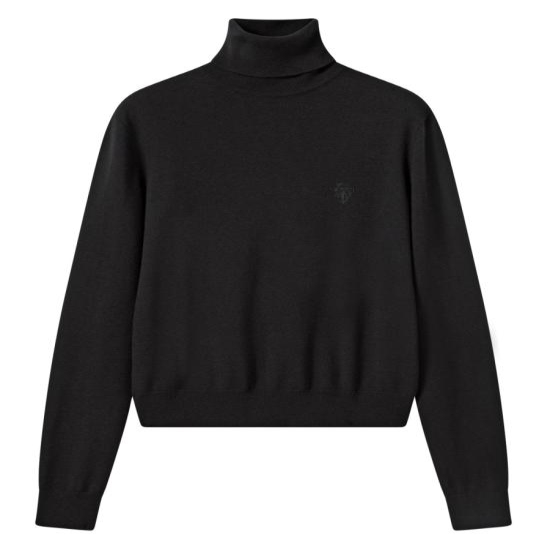 [해외배송] 26FW 구찌 자수 울 니트 터틀넥 860442 XKFG71043 BLACK