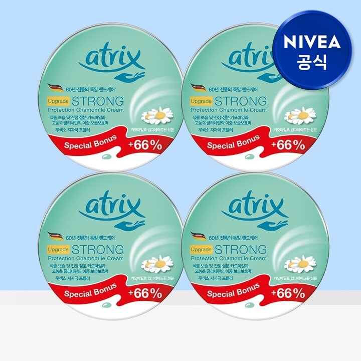 아트릭스 스트롱 프로텍션 카모마일 크림 250ml 4개