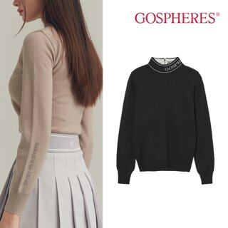 고스피어 GOSPHERES WOMAN MOCK NECK LOGO KNIT PW2WNT41