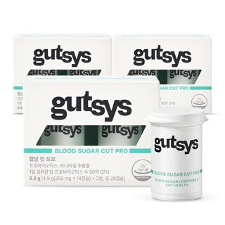 [대상웰라이프] 것시스 혈당 컷 프로 (350mgx28캡슐) /28일분 3박스