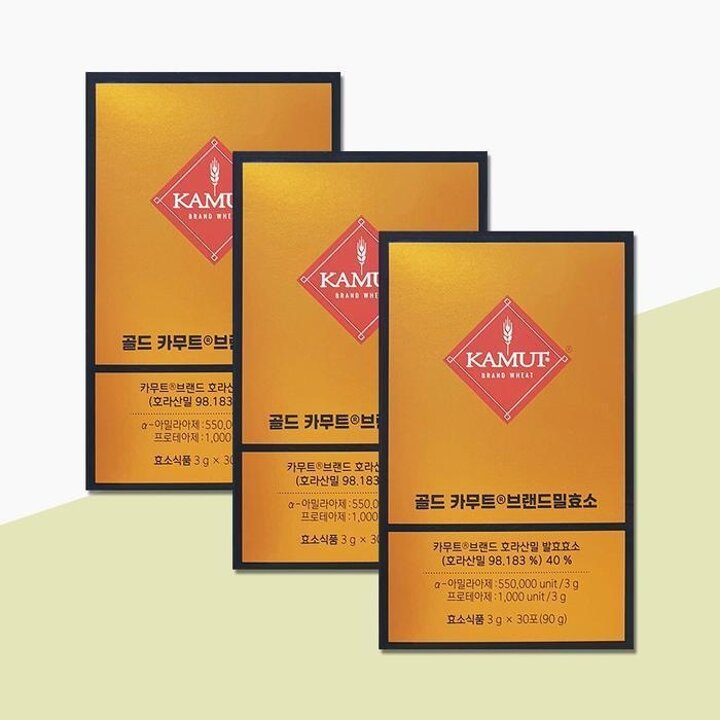 [그레인온] 골드 카무트효소 3g x 30포 x 3박스(3개월분)WY (29534012)
