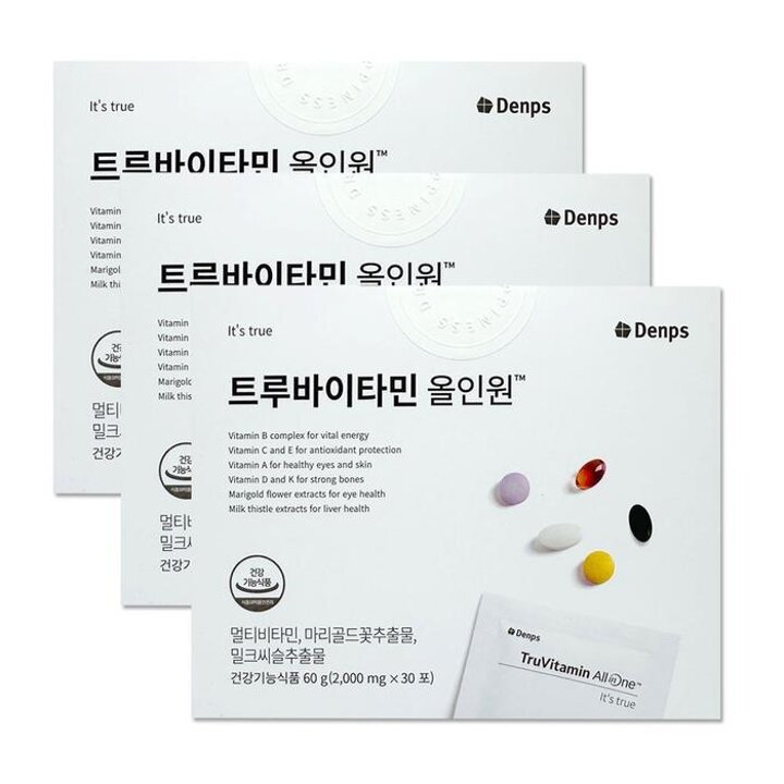 [덴프스]덴프스트루바이타민올인원멀티비타민루테인밀크씨슬을한번에3개월분dn