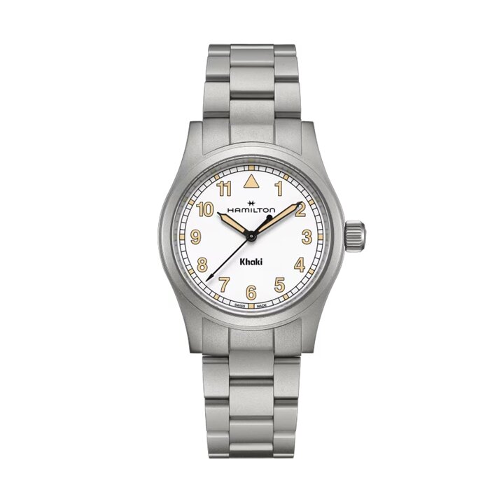 해밀턴 H69401110 카키필드 남성 메탈 쿼츠 38mm