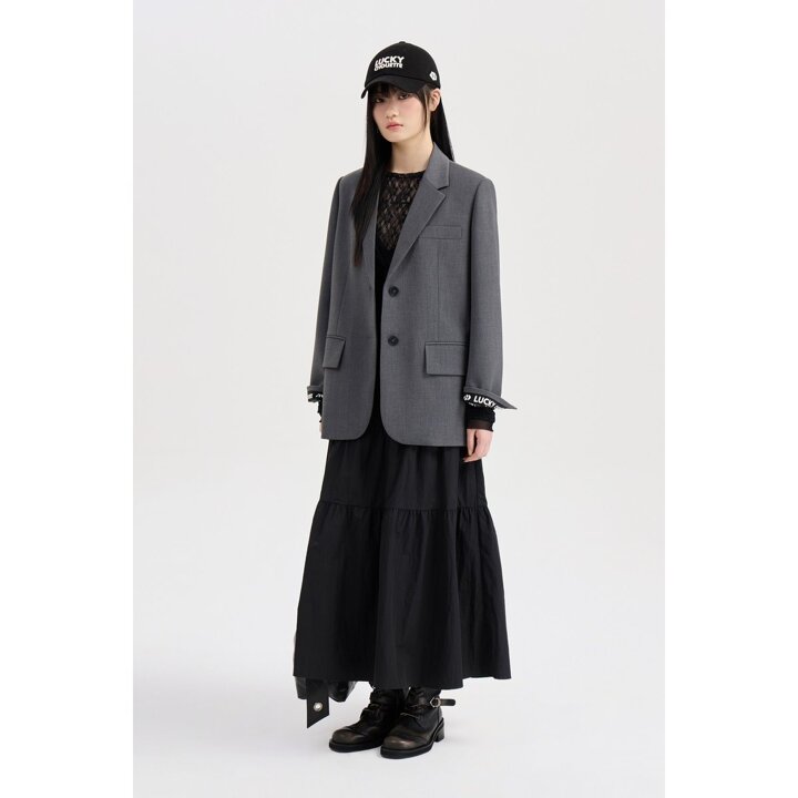(신세계센텀점)[럭키슈에뜨] TR 베이직 싱글 자켓 LQJAX26225GYM (온라인전용)