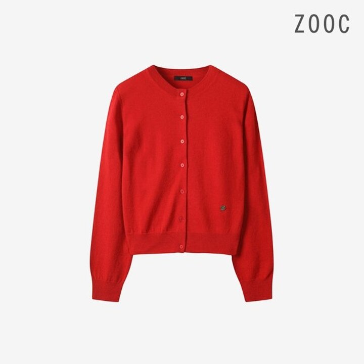 (신세계타임스퀘어점패션관)[주크] 울 블렌드 라운드 니트 가디건 Z254KSL301