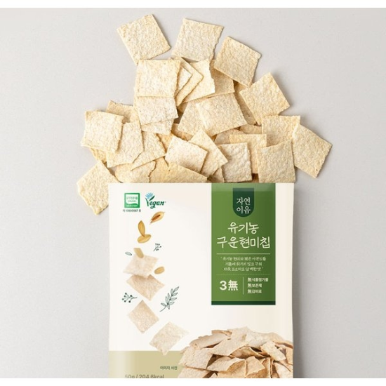 하우스오브신세계 청담_주식회사 푼타컴퍼니(1031_0024910058) (하우스오브신세계 청담)유기농 구운 현미칩 (3개입)