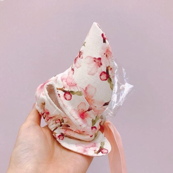 (신세계김해점)러브레터 바나썬캡 강아지 고양이 모자 아소비진