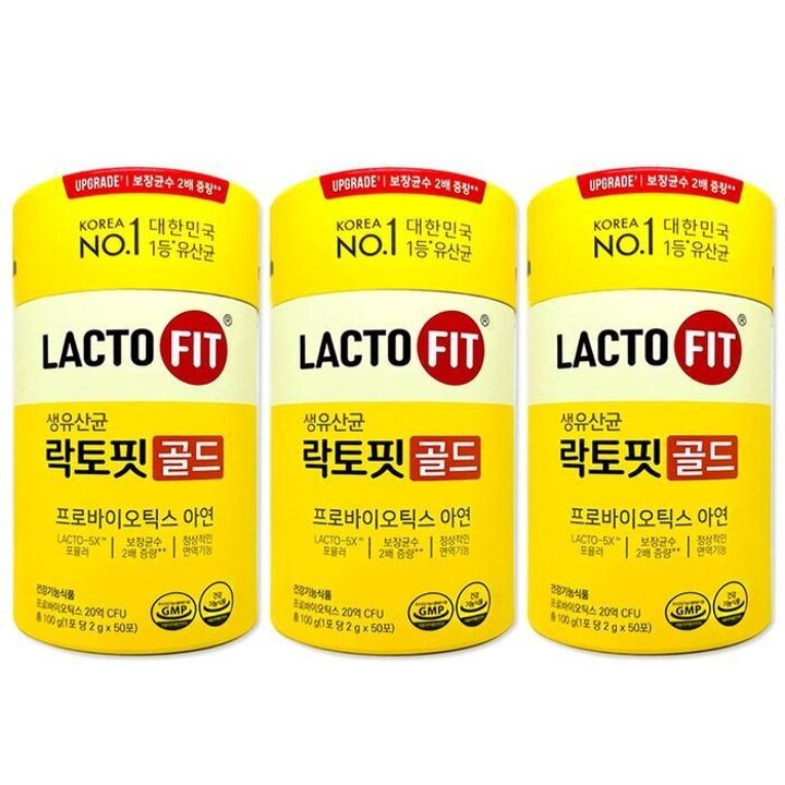 [종근당건강]생유산균락토핏골드2gX50포3통dn