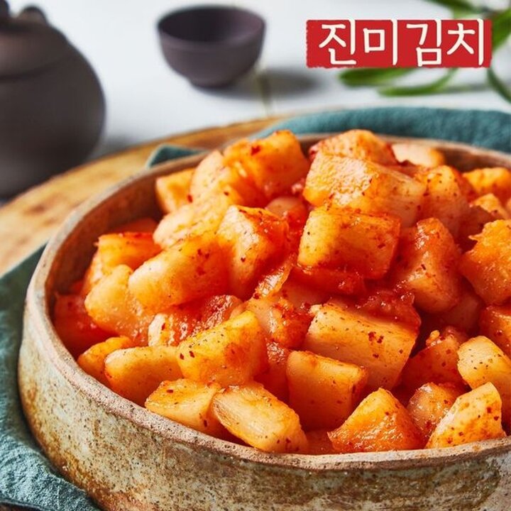 [진미김치] 전라도 깍두기 4kg[29927079]