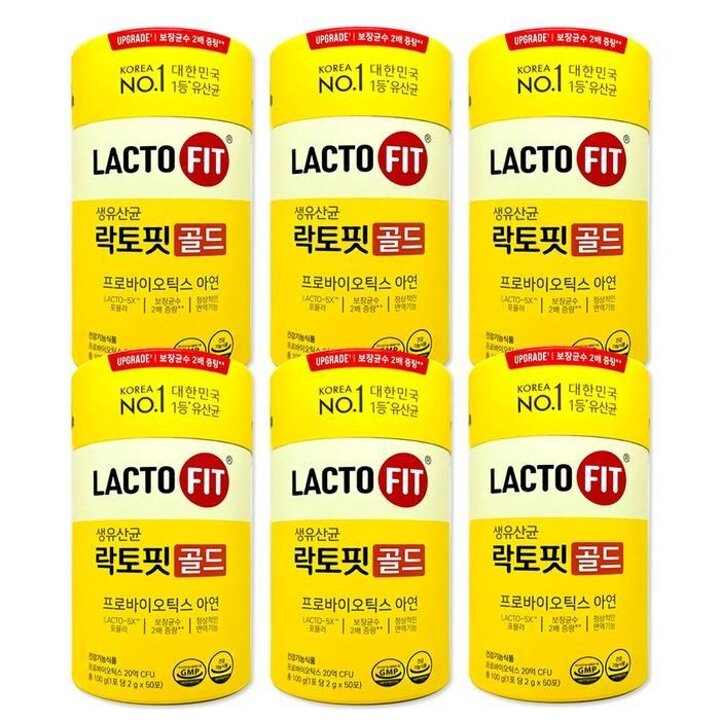 [종근당건강]생유산균락토핏골드2gX50포6통dn