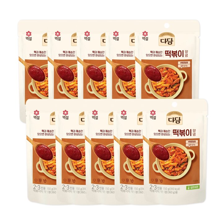 CJ 다담 떡볶이양념 150g x10개