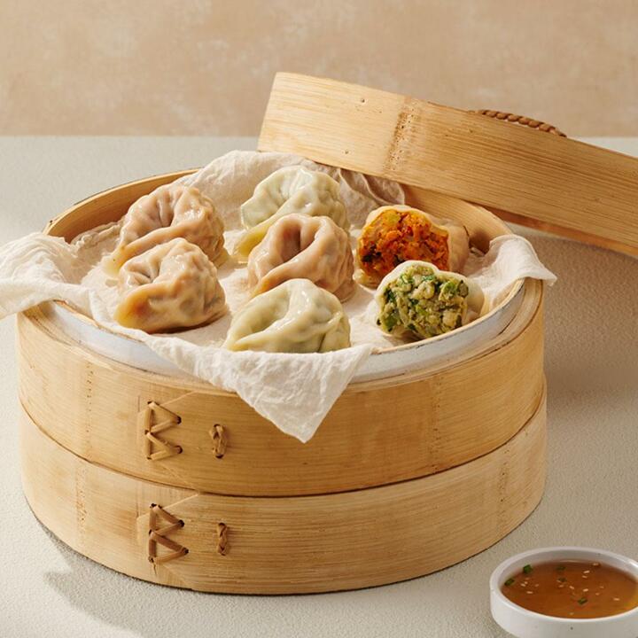 전주한옥만두 속이 꽉찬 엄마손맛 옹골진 고기 왕만두 1kg 3봉