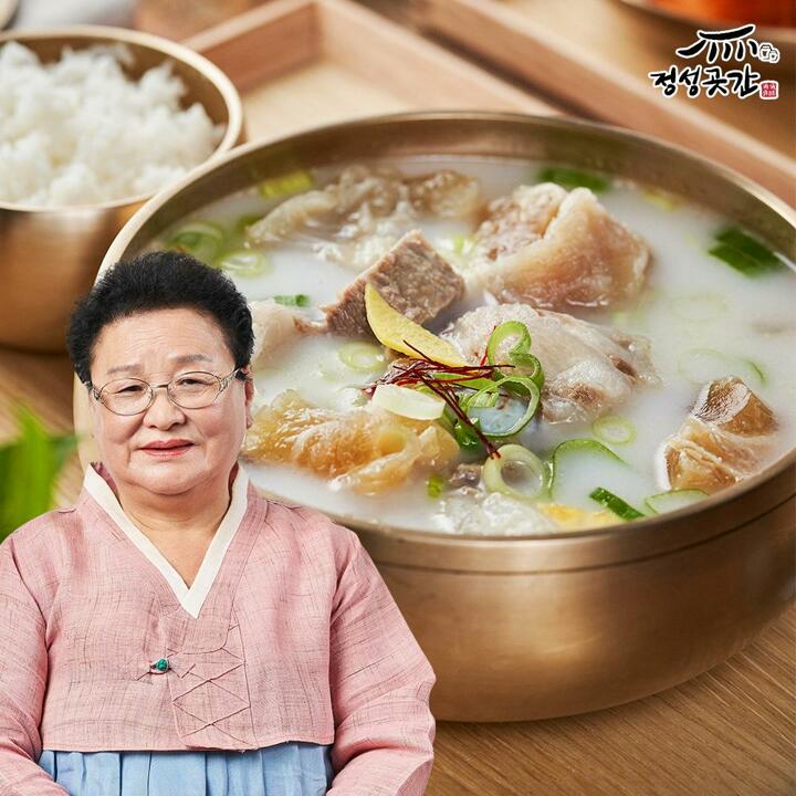 정성곳간 강순의 명인의 국내산 도가니탕 800g 3팩