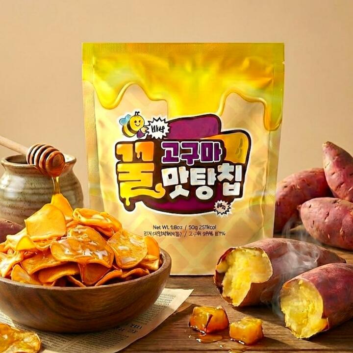 [무려 10봉!] 고구마의 맛있는 반전! 간편하게 즐기는 바삭 달콤 고구마 맛탕칩 10봉
