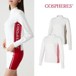 고스피어 GOSPHERES WOMAN SIDE LOGO MOCK-NECK KNIT PW3WNT23