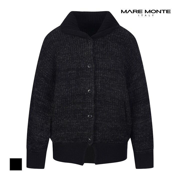 [마레몬떼] 숄카라 니트 점퍼_M23OMJP48P0