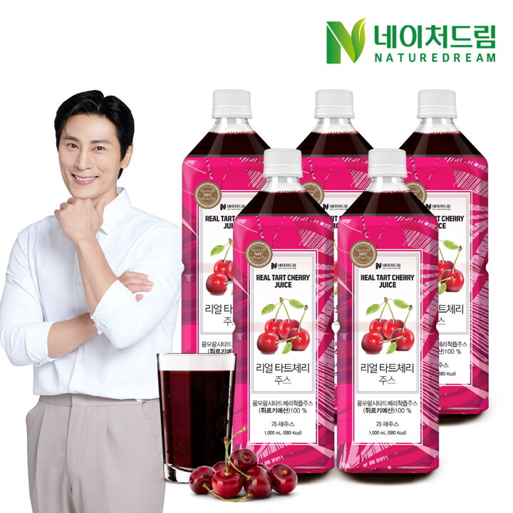 네이처드림 리얼 타트체리 주스 1000mL 5병/몽모랑시 100 NFC착즙주스