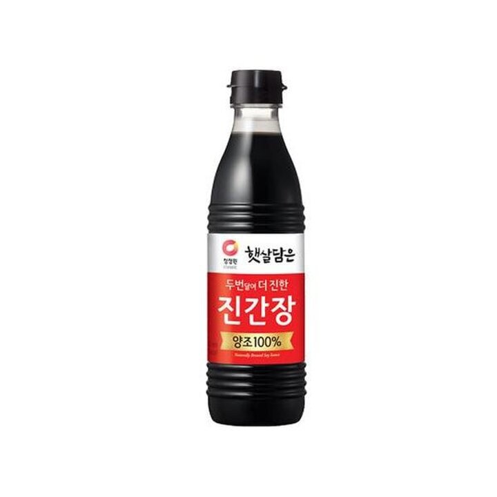 (신세계의정부점)청정원 햇살담은 두번달여 더진한 진간장 500ml