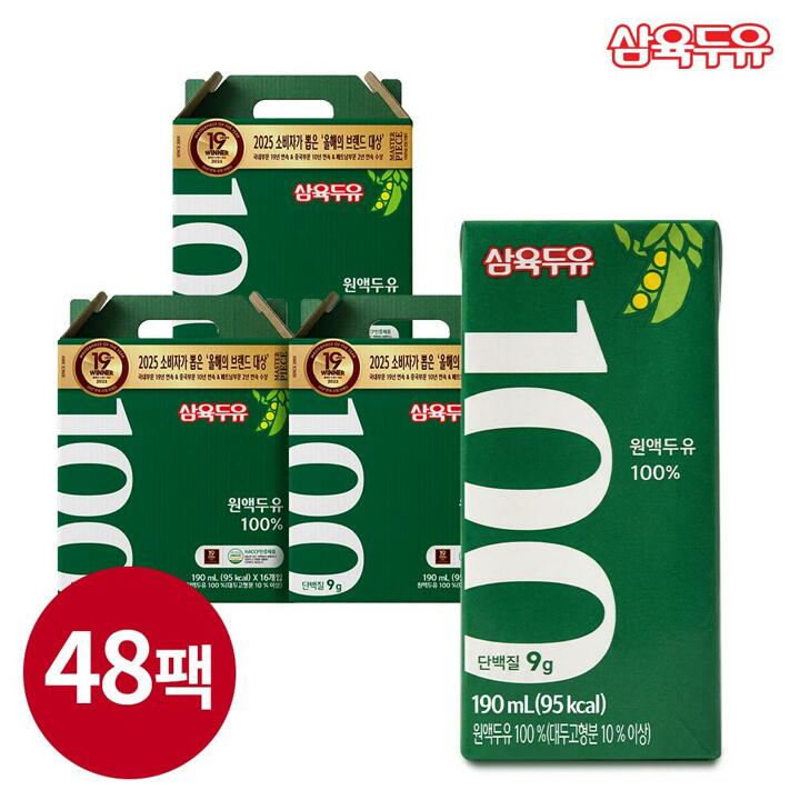 [삼육두유]삼육두유 100 190ml 48팩