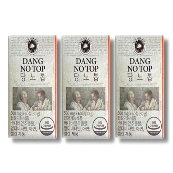 [건강나라] 트루포뮬러 당노톱 500mg x 60정 3박스 (50205002)