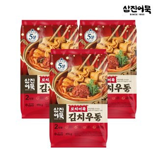 [삼진어묵] 꼬치어묵김치우동 x 3개