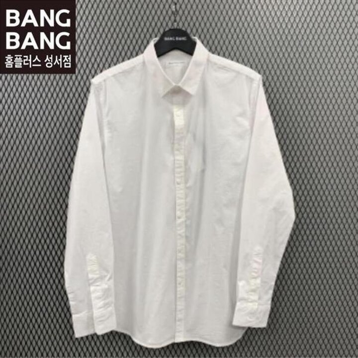 뱅뱅 HC04 봄 남성 면스판  긴팔 얇은 흰색 남방  남녀공용 간절기 기본셔츠 FSY (S10516309)