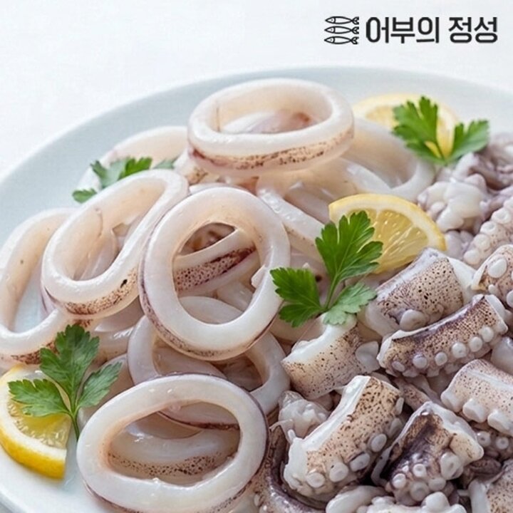 [어부의정성] 국내산 오징어 슬라이스 소포장 300gx3봉