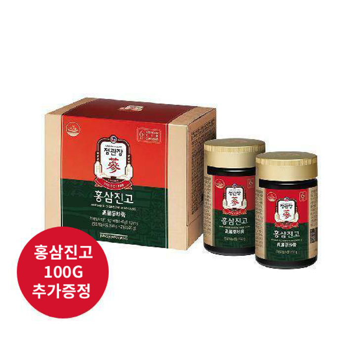 [정관장]★추가증정★홍삼진고 (250g*2병)+ 홍삼진고(100g*1병)
