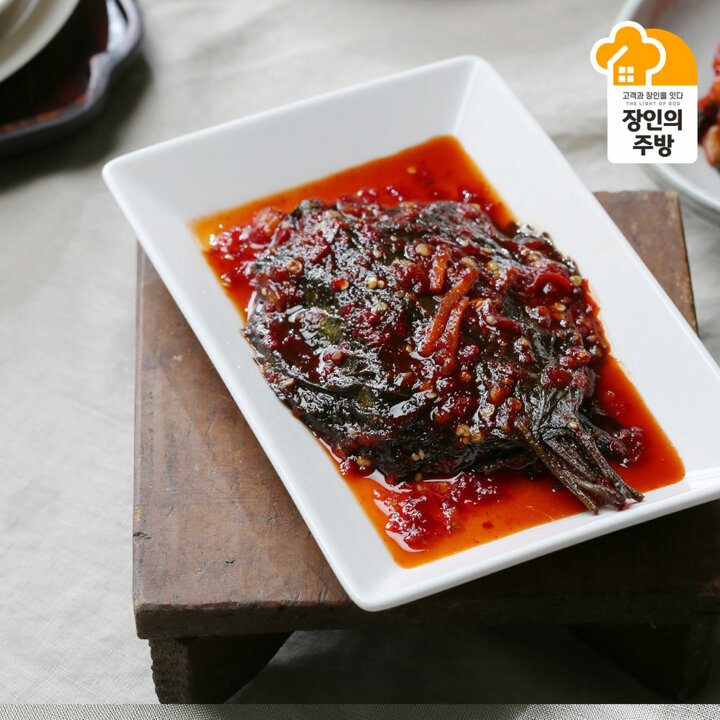 [이광석장인]깻잎무침1kg 양념깻잎