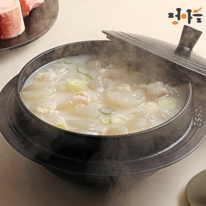 I[정마을/실온보관] 국내산 한우 스지 도가니 보양식 한우도가니탕 500g x 5팩