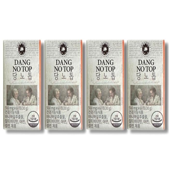 [건강나라] 트루포뮬러 당노톱 500mg x 60정 4박스 (50204992)