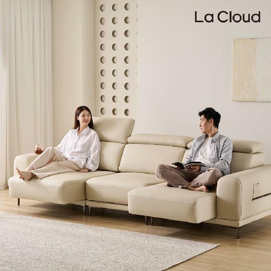 라클라우드 유니온 전동 슬라이딩 모션 소파 리클라이너 가죽 쇼파 4인용