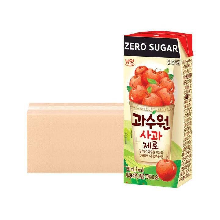 [G] 남양 과수원 사과 제로 190ml 24팩 과일주스