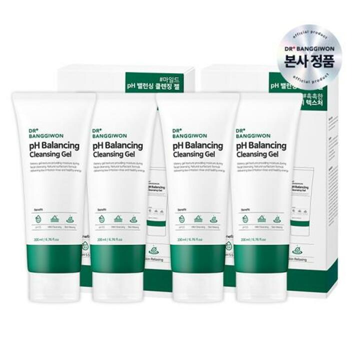 [닥터방기원] pH밸런싱 클렌징 젤 200ml 2개입x2set(총4개)