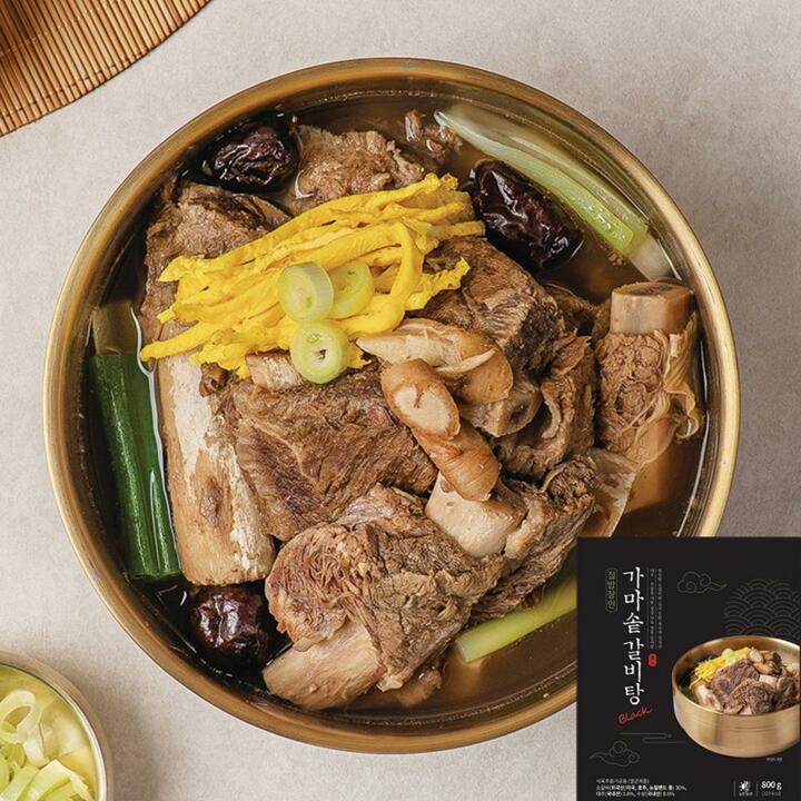 집밥장인 가마솥 갈비탕 블랙 800g X 1팩