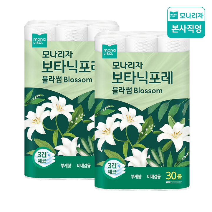 모나리자 보타닉포레 블라썸 27m*30롤 x 2팩