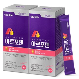 [대상웰라이프]아르포텐 핏 300g(20g x 15포), 2박스