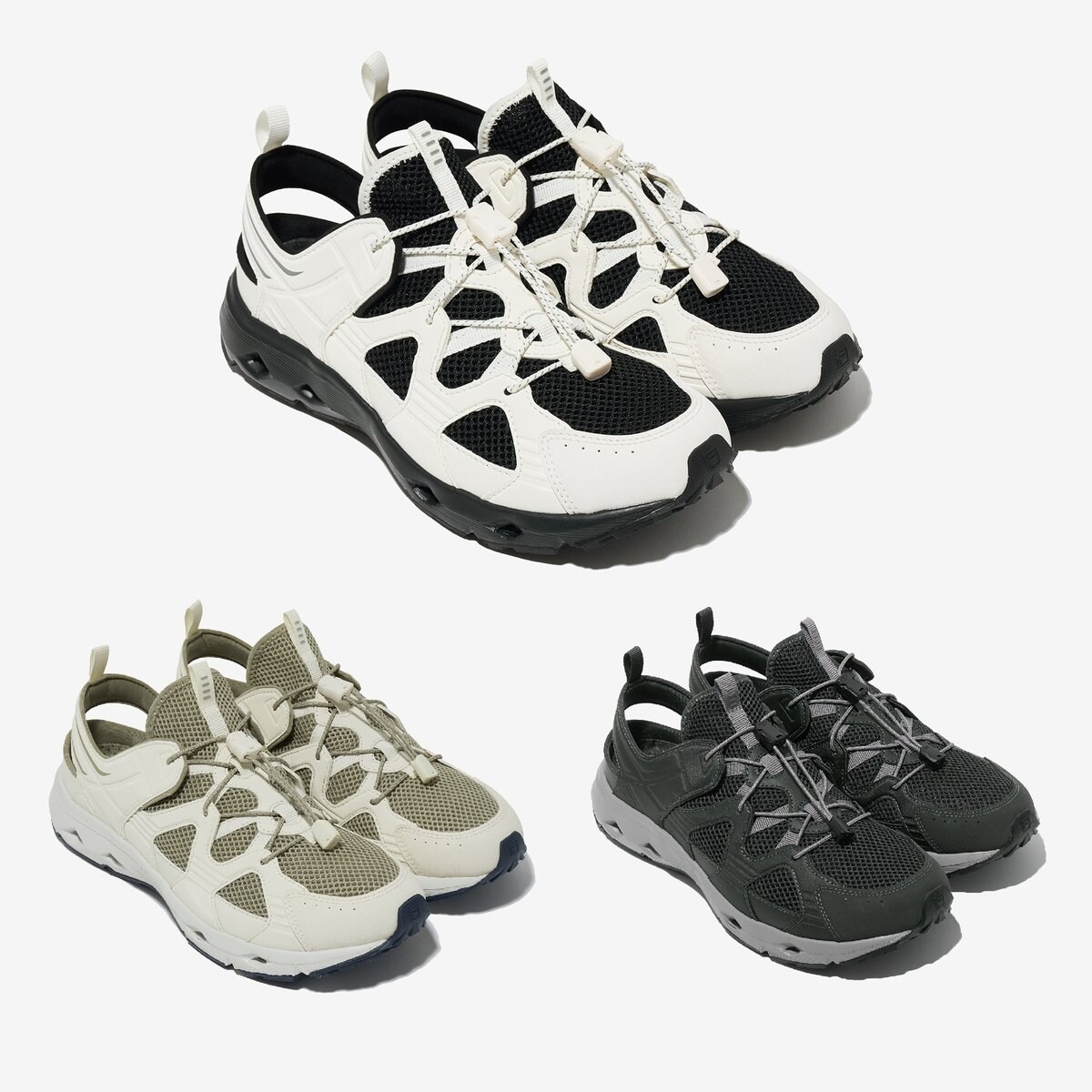 [FILA]3종택1 공용 휠라 시그니쳐 슬릭 웨이비 샌들 v2 1SM02780H