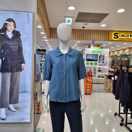 핀턱 텐션 블라우스 1M42503-5US