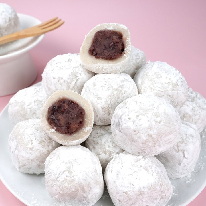 소소락 저당 찹쌀떡 2kg (50g 40개입) 국내산 찹쌀, 개별포장.