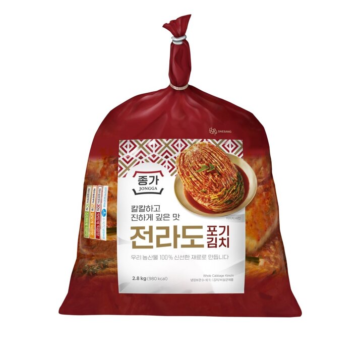 (신세계강남점)종가 전라도 포기김치 2.8kg(비닐) 1개