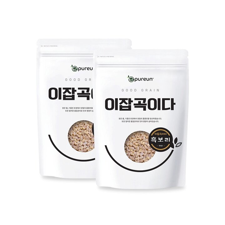 25년 국산 햇 흑보리 1kg x 2봉