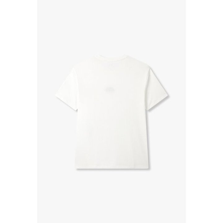 (신세계센텀점)ARMANI EXCHANGE  남성 자수 로고 숏 슬리브 티셔츠( A415130113) 화이트