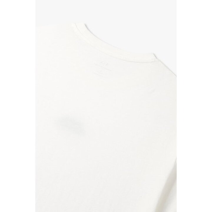 (신세계센텀점)ARMANI EXCHANGE  남성 자수 로고 숏 슬리브 티셔츠( A415130113) 화이트