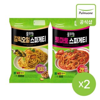[풀무원] 갈릭오일 스파게티 2개+토마토 스파게티 2개