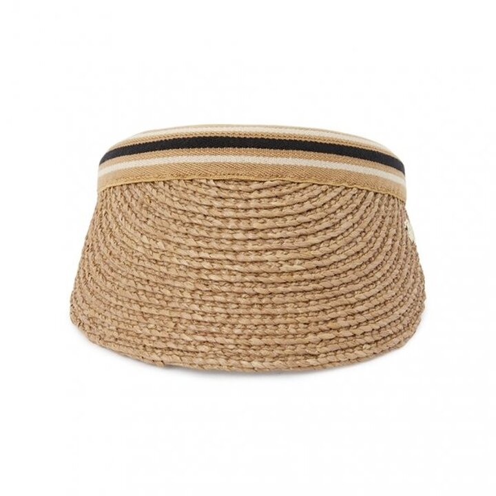 헬렌카민스키 비앙카 8 스트라이프 여성 바이저 HAT52203 NOUGAT BLACK STRIPE