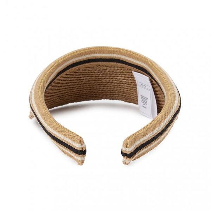 헬렌카민스키 비앙카 8 스트라이프 여성 바이저 HAT52203 NOUGAT BLACK STRIPE